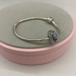 Pandora Garden Scene Murano Charm